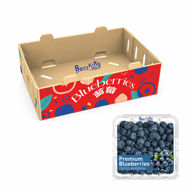 Cajas de cartón para arándanos