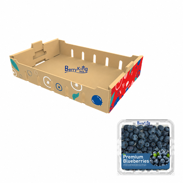 Cajas de cartón para arándanos