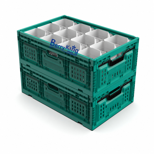 Jabas de plástico plegables