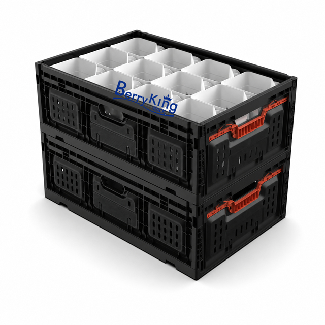 Jabas de plástico plegables