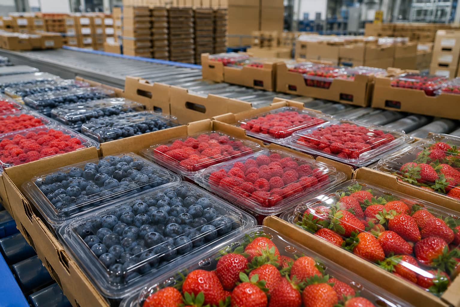 ¿Cómo optimizar la carga de contenedores para envases de frutas?