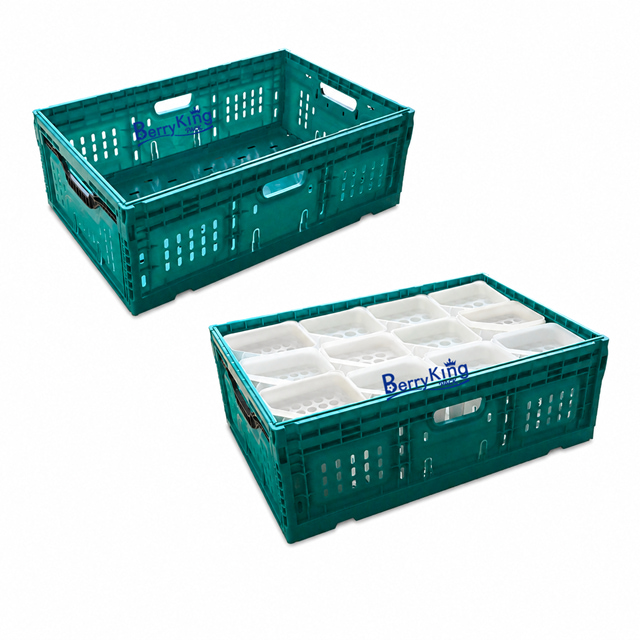 Jabas de plástico plegables