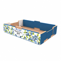 Cajas de cartón para clamshells de arándanos